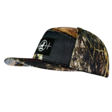 Hunting Hat, Flat Bill, Snapback Hat, Fall Tree Camo, Mens Hat, Womens Hat, Side Picture