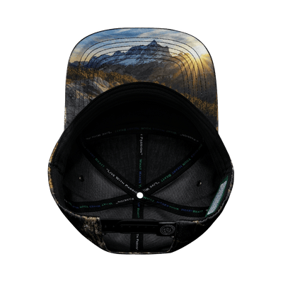 Hunting Hat, Flat Bill, Snapback Hat, Fall Tree Camo, Mens Hat, Womens Hat, Underbill Picture