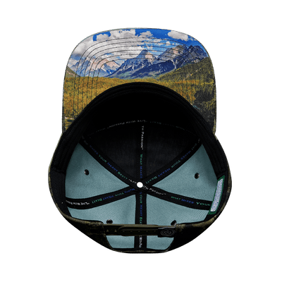 Hunting Hat, Flat Bill, Snapback Hat, Green Tree Camo, Mens Hat, Womens Hat, Underbill Picture