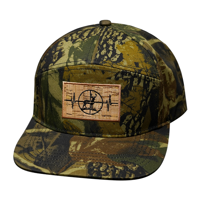 Hunting Hat, Flat Bill, Snapback Hat, Rust Tree Camo, Mens Hat, Womens Hat, Front Picture