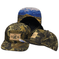 Hunting Hat - Flat Bill - Rust Tree Camo - Fabric Back