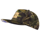 Hunting Hat, Flat Bill, Snapback Hat, Rust Tree Camo, Mens Hat, Womens Hat, Side Picture