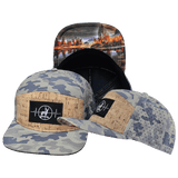 Hunting Hat, Flat Bill, Snapback Hat, Cork, Soft Sand Camo, Mens Hat, Womens Hat, Main Picture