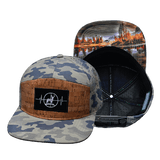 Hunting Hat, Flat Bill, Snapback Hat, Cork, Soft Sand Camo, Mens Hat, Womens Hat, Main Picture