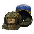 Hunting Hat, Flat Bill, Snapback Hat, Rust Tree Camo, Mens Hat, Womens Hat, Main Picture