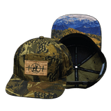 Hunting Hat, Flat Bill, Snapback Hat, Rust Tree Camo, Mens Hat, Womens Hat, Main Picture