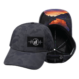 Hunting Hat, Low Profile, Snapback Hat, Soft Dark Camo, Mens Hat, Womens Hat, Main Picture 