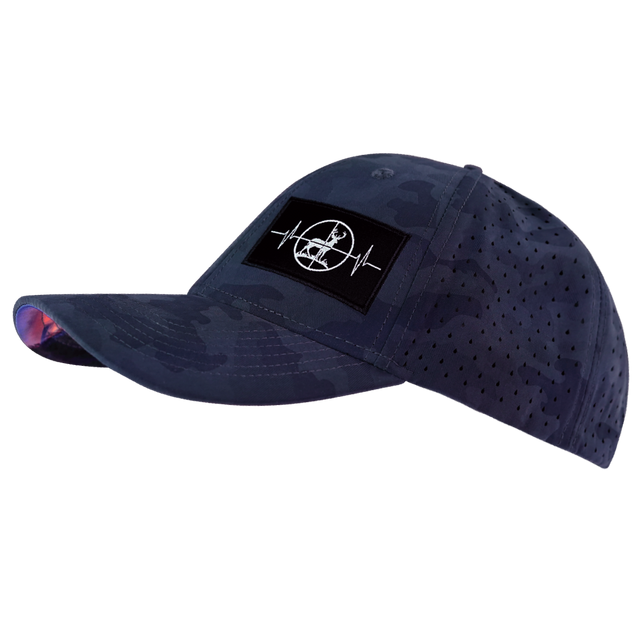 Hunting Hat, Low Profile, Snapback Hat, Soft Dark Camo, Mens Hat, Womens Hat, Side Picture 