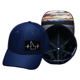Idaho Hat, Athletiic Fit,  Airmesh, Snapback Hat, Navy, Mens Hat, Womens Hat, Main Picture