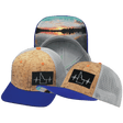 Idaho Hat, Baseball Hat, Snapback Hat, Cork, Royal Blue, Gray, Mens Hat, Womens Hat, Main Picture 