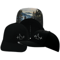 Idaho Hat - Baseball Hat Fit - Black - Laser Mesh