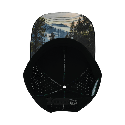 Idaho Hat, Baseball Hat, Snapback Hat, Black, Mens Hat, Laser Mesh, Womens Hat, Underbill Picture 