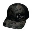 Idaho Hat, Baseball Hat, Snapback Hat, Tan Camo, Black, Mens Hat, Womens Hat, Front Picture 