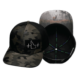 Idaho Hat, Baseball Hat, Snapback Hat, Tan Camo, Black, Mens Hat, Womens Hat, Main Picture 
