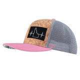 Idaho Hat, Baseball Hat, Snapback Hat, Cork, Pink, Gray, Mens Hat, Womens Hat, Side Picture 