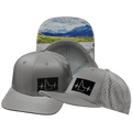 Idaho Hat - Baseball Hat Fit - Gray - Laser Mesh