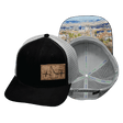 Idaho Hat, Baseball Hat, Snapback Hat, Suede, Black, Gray, Mens Hat, Womens Hat, Main Picture 