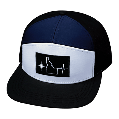 Idaho Hat, Flat Bill, Snapback Hat, Black, White, Navy, Mens Hat, Womens Hat, Front Picture