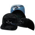 Idaho Hat - Flat Bill - Black Camo / Black - Laser Mesh
