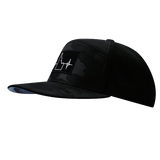 Idaho Hat, Flat Bill, Snapback Hat, Black Camo, Mens Hat, Womens Hat, Side Picture