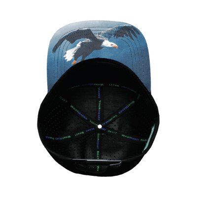 Idaho Hat, Flat Bill, Snapback Hat, Black Camo, Mens Hat, Womens Hat, Underbill Picture
