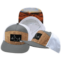 Idaho Hat - Flat Bill - Cork - Gray / White - Laser Mesh