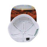 Idaho Hat, Flat Bill, Snapback Hat, Cork,  Gray, White, Black Patch, Mens Hat, Womens Hat, Underbill Picture 