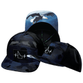 Idaho Hat - Flat Bill - Navy Camo / Black - Laser Mesh
