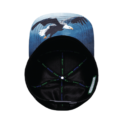 Idaho Hat, Flat Bill, Snapback Hat, Navy Camo, Black, Mens Hat, Womens Hat, Underbill Picture 