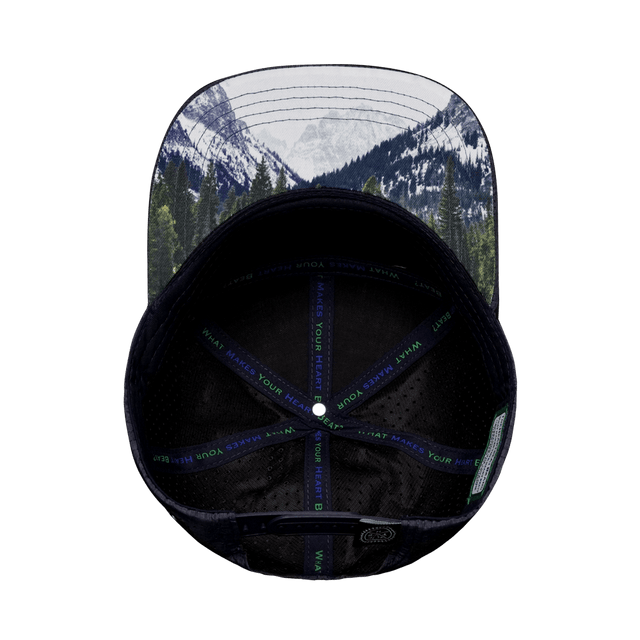 Idaho Hat, Flat Bill, Snapback Hat, Navy, Gray, Black, Mens Hat, Womens Hat, Underbill Picture 