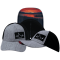 Idaho Hat - Low Profile - Ponytail - Heather Gray / Black - Laser Mesh