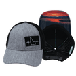 Idaho Hat, Low Profile, Ponytail, Snapback Hat, Heather Gray, Black, Mens Hat, Womens Hat, Main Picture 