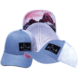 Idaho Hat, Low Profile, Ponytail, Snapback Hat, Light Blue, White, Mens Hat, Womens Hat, Main Picture 