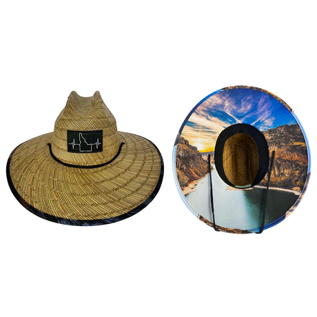 Idaho Straw, Sun Hat, River, Mens Straw Hat, Womens Straw Hat, Main Picture