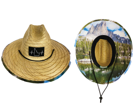 Idaho Straw, Sun Hat, Sawtoooth, Mens Straw Hat, Womens Straw Hat, Main Picture