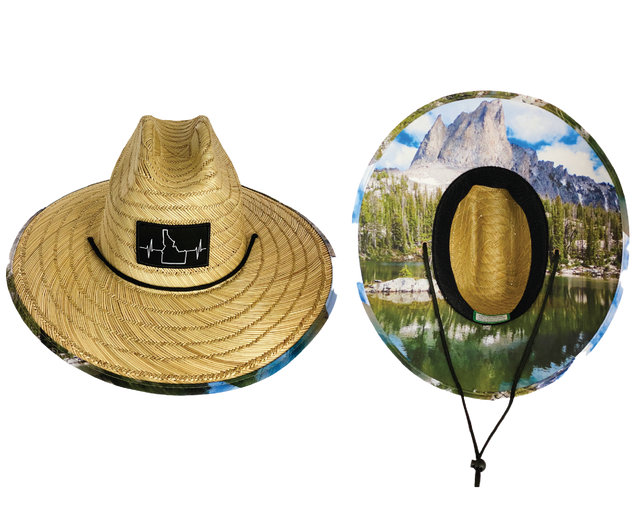 Idaho Straw, Sun Hat, Sawtoooth, Mens Straw Hat, Womens Straw Hat, Main Picture