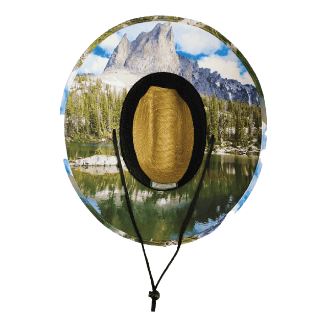 Idaho Straw, Sun Hat, Sawtoooth, Mens Straw Hat, Womens Straw Hat, Underbill Picture