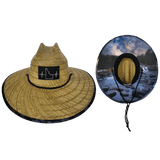 Idaho Straw, Sun Hat, McCall Night, Mens Straw Hat, Womens Straw Hat, Main Picture