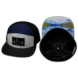 Idaho - 7 Panel - Black / White / Navy