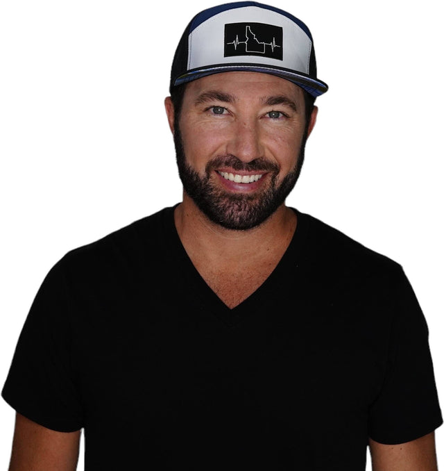 Idaho - 7 Panel - Black / White / Navy