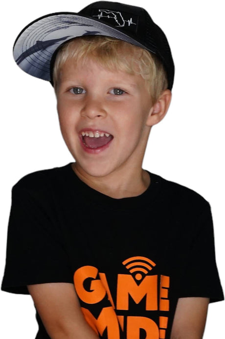 YOUTH** - Florida - 6 Panel - Black Camo / Black