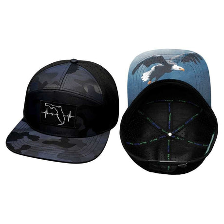 Florida - 7 Panel - Navy Camo / Black