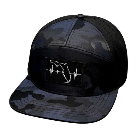 Florida - 7 Panel - Navy Camo / Black