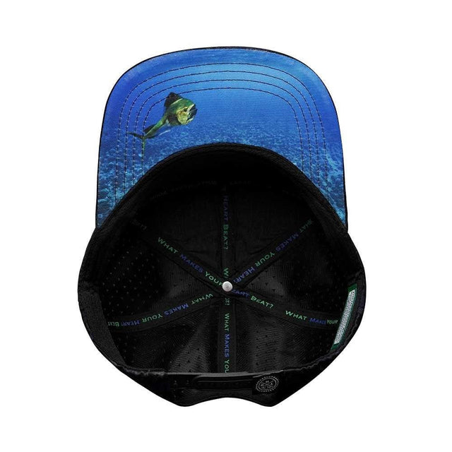 Fishing - 7 Panel -Navy Blue Camo