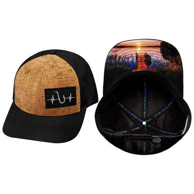 Fishing - 6 Panel - Cork - Black
