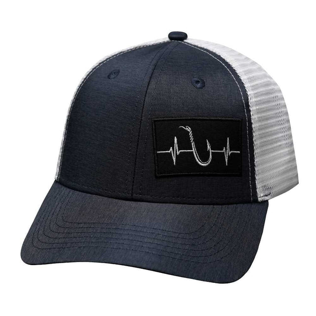 Fishing - 6 Panel - Shallow Fit - Ocean Blue / White