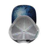 Fishing - 6 Panel - Shallow Fit - Ocean Blue / White