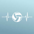 Volleyball - Sticker - Vinyl - White