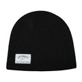Mountains Beanie - No Cuff - Black