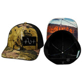 Fishing - 6 Panel - Maple Leaf / Black